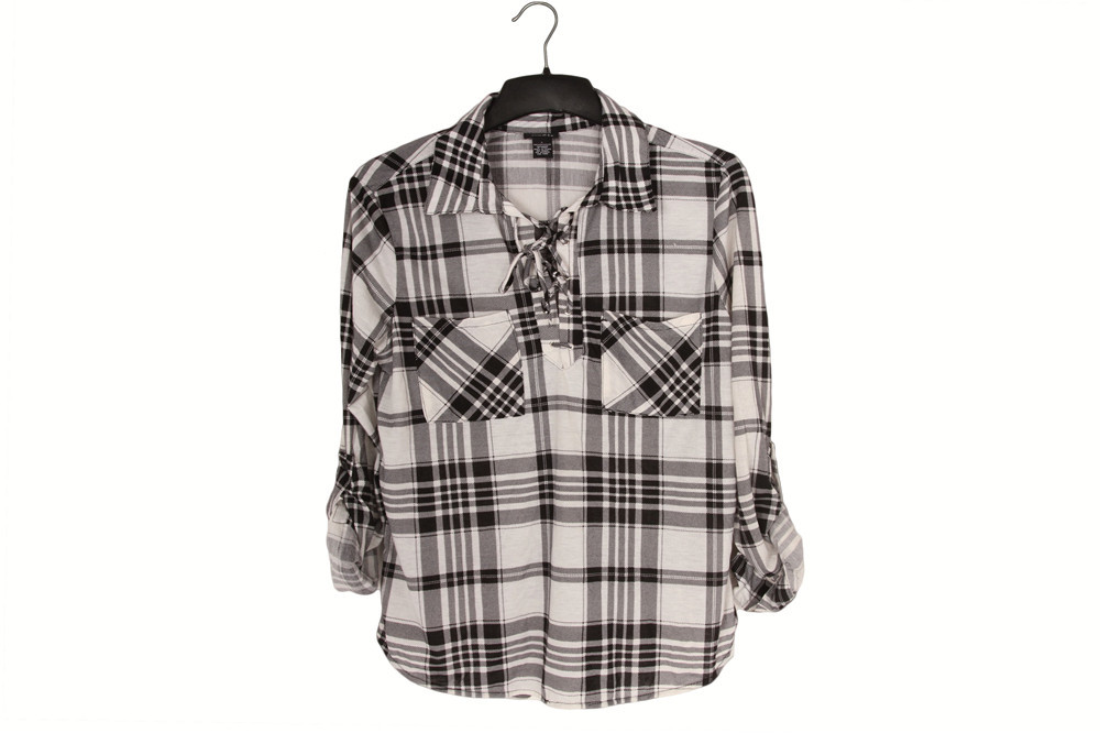Ladies plaid shirt, Women's shirt, Fashion Style, Soft Touch fabric