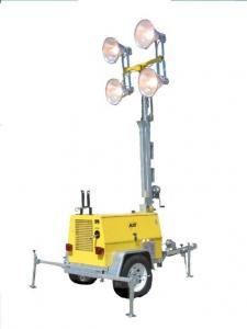 China 3 Phase Light Tower Generator Lcd Display High Mast Light Tower on sale
