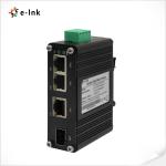 Mini Industrial Ethernet Switch 3 Port 10/100/1000T + 1 Port 100/1000X SFP