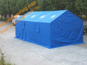 Wholesale Outdoor Steel Framed Waterproof Emergency Disaster Relief Tent Refugee Tent from china suppliers