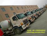 Energy Saving Hino 700 Used Concrete Mixer Trucks No Oil Leak With New Battery