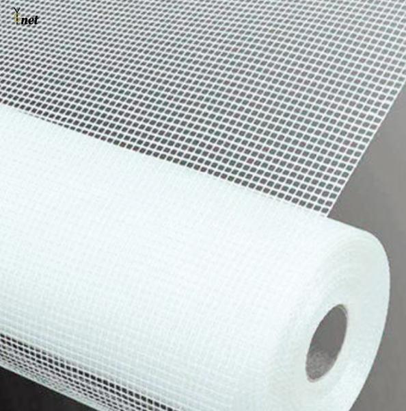 White Alkali Resistant Glass Fiber Mesh C Glass Fiberglass Plastering Mesh 2m