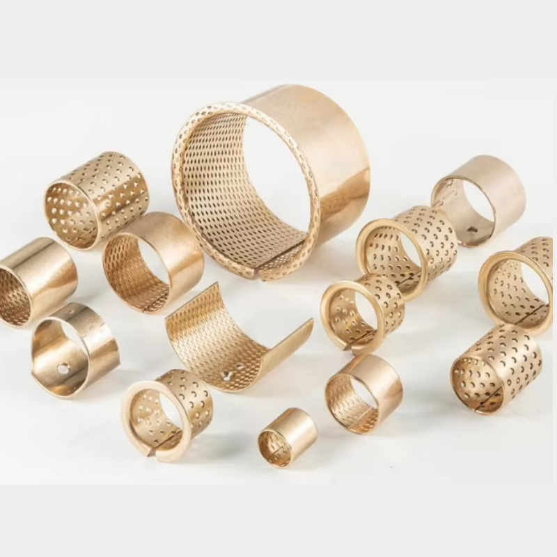 CuSn8 Wrapped Bronze Bushing With Holes