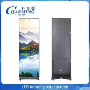 Wholesale High Resolution Indoor Poster Advertising Led Screen Large Stand Digital Billboard from china suppliers