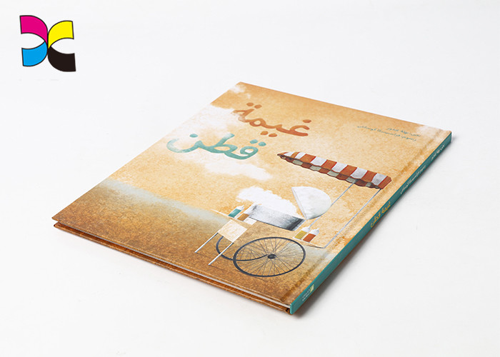 Full Color Book Binding Printing Services / Custom Hardcover Book Printing