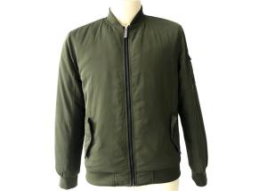 Wholesale Mens Polyester Bomber Jacket With Zip Pocket And Embroidery Patch TWS14557 from china suppliers