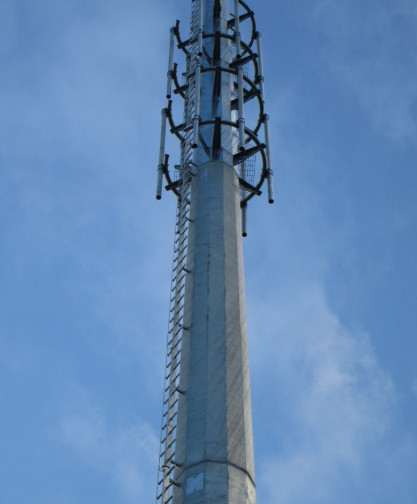Customizable Single Tube Tower Suitable For Mobile Network Coverage Best Signal Transmission Solution