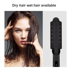 Wholesale PTC Heating Element Steam Flat Iron , 2 In 1 60Hz Wide Hair Straightener from china suppliers