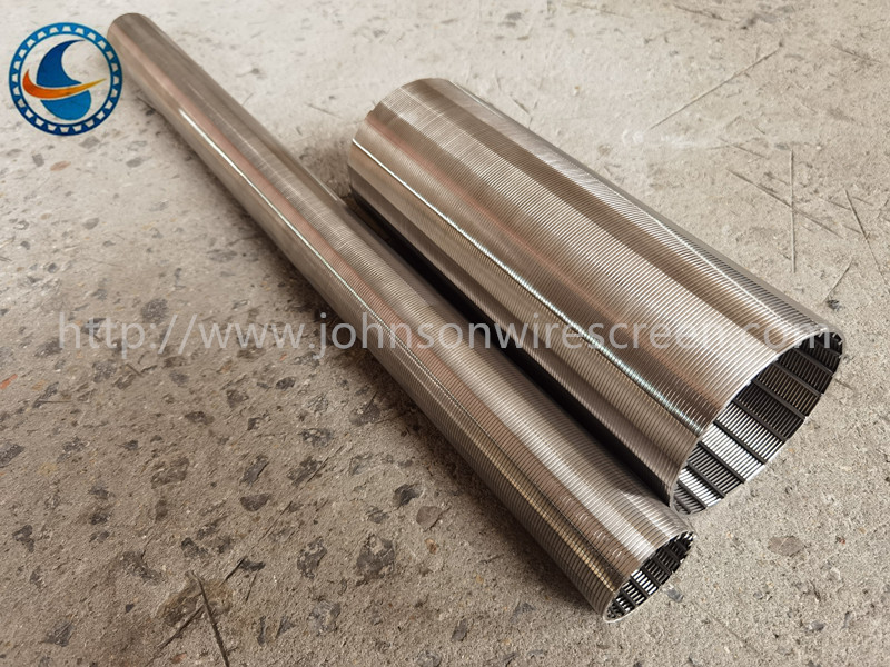 Ss Resistance Welding Wedge Wire Screen Tube For Resin Filter