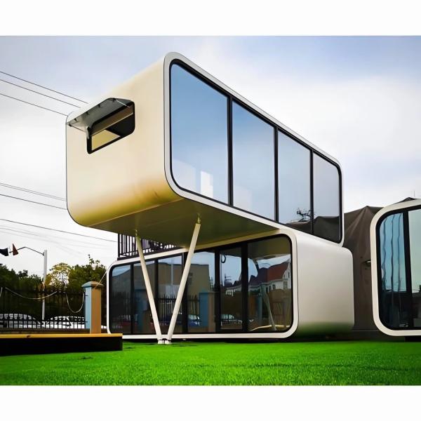 Modern Capsule Apple Cabin Luxury Villa Prefab House 20ft 40ft Modular Apple