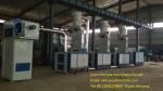 Waste garment recycling machine for needle punching felt making