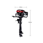 6000rpm 7 Horsepower Boat Motor , 12 Volt Electric Outboard Motors