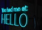 EU Plug 10cm 12VDC Led Neon Signs For Sweethearts