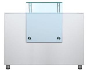 Wholesale Hair Beauty Salon Reception Desk Furniture With Two Open Cabinet , Modern Style from china suppliers