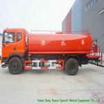 12 Ton Stainless Steel Clean Drinking Water Tank Truck With Water Pump For