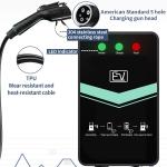 American Standard AC 220V Wall Mounted EV Charging Station Customize Cable