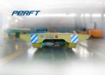 Battery Operated Platform Rail Transfer Cart For Materials Handling