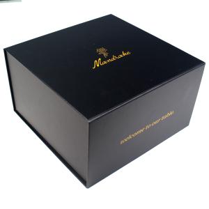 Wholesale Essential Oil Collapsible Beauty Gift Box in Black with Rigid Cardboard and Custom Size from china suppliers