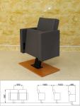 Collapsible Black Folding Cinema Seats Movie Chairs With Aluminum Leg High
