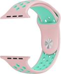 38mm Double Breasted Smart Watch Band RoHS Red Silicone Watch Band