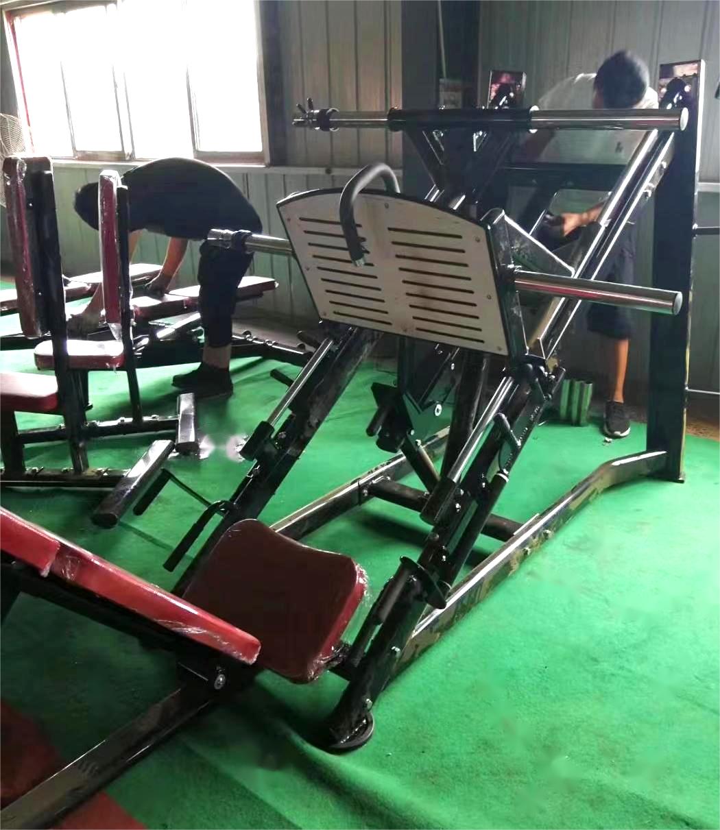 Commercial Gym Equipment Plate Loaded 45 Degree Leg Press Hack Squat Leg Press Machine