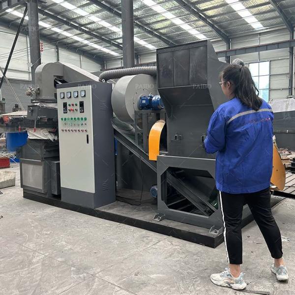 40.7kw Automatic Copper Wire Separation Machine Cable Granulator Recycle Machine
