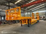 3 Axles Flatbed/Lowboy/Lowbed//Low Bed 50/60/80/100 Tons Heavy Duty Semi Trailer