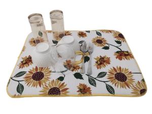 Wholesale Eco-Friendly Microfiber Dish Drying Mat 200gsm Countertop Pad from china suppliers