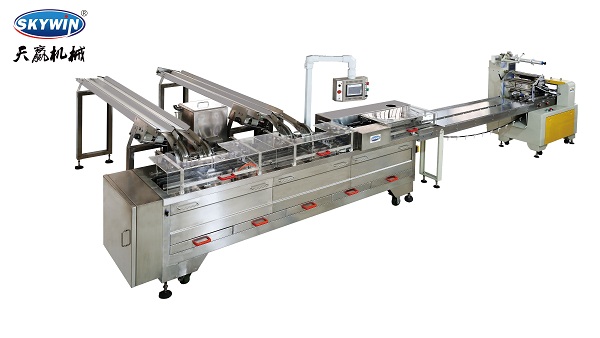 Mini 2+1 Lemon Cream Filling Cracker Making Machine TAIDA Servo Motor