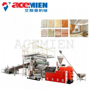 Wholesale Low Noise PVC Imitated Artificial Marble Making Machine 250 Kw With T Type Mould from china suppliers