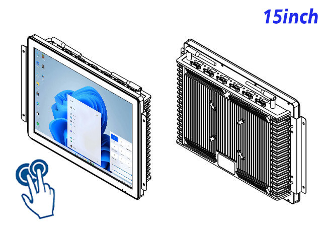 15-Inch Windows Touch Screen for Industrial HMI Panels and Equipment Control