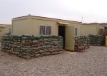 Yellow Shipping Storage Container Homes Steel - Glass Wool Sandwich Panels
