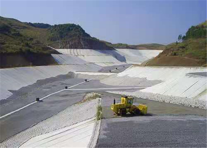 White 800gsm High Strength Geotextile For Water Conservancy