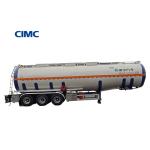 CIMC LINYU 48000 50000Liter Fuel Tank Trailer 3 Axle 48m3 Aluminum Alloy Semi