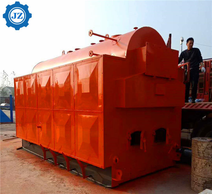 Outdoor Industrial Natural Circulation Wood Fire Steam Boiler Supplier In China