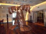 Stainless steel landscape sculpture