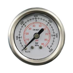 Wholesale 40mm All Stainless Steel Pressure Gauge Hydraulic Press 600kpa from china suppliers