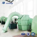 Pelton Turbine Generator Cast Iron Stainless Steel 500-3000r/min Rated Speed