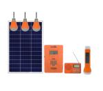 30W 76.8Wh Pay As You Go Solar System With 3W LED Lamps