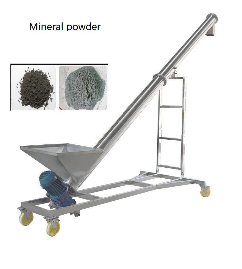 Stainless Steel 5 Ton Per Hour Particle Powder Screw Auger Conveyor Feeder