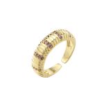 Zircone Neutral 18k Gold Rings Fashion Hypoallergenic 18 Carat Gold Wedding Band