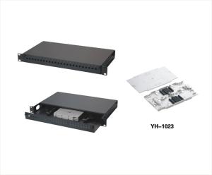 Wholesale 24 Port Fiber Optic Patch Panel Distribution Panel YH1005 from china suppliers