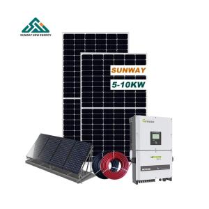 Wholesale Outdoor 10000w Hybrid On Grid Solar System 110V/127V/220VAC/380VAC/480V from china suppliers