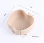 Non Toxic Food Grade Silicone Baby Food Bowl Children'S Suction Cup Silicone