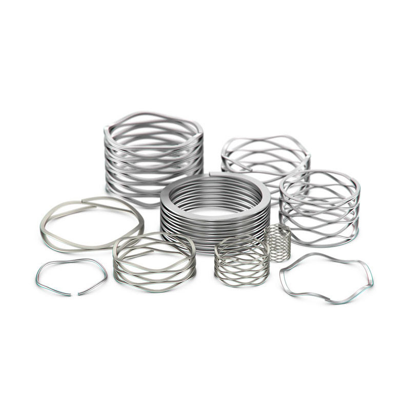 Black Powder Coated SS304 0.06mm Linear Wave Springs