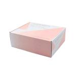 T Shirt Pink Corrugated Shipping Box Flip Up Packaging Custom Printing