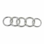 Durability Stainless Steel Rigging Rings Corrosion Resistance Various Sizes