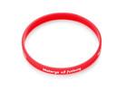 Wholesale 202*6*2mm tiny style ink filled adult red promotional wrist bands from china suppliers