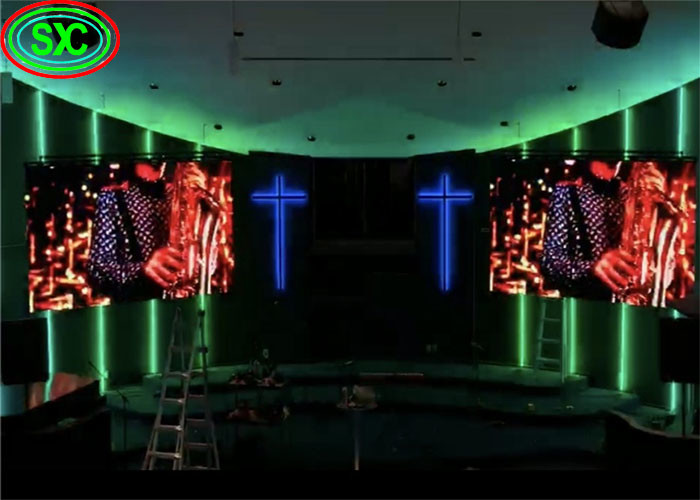 Stage LED Screens Waterproof Outdoor P4.81 500*500 die-caseting aluminum Curved led display screen