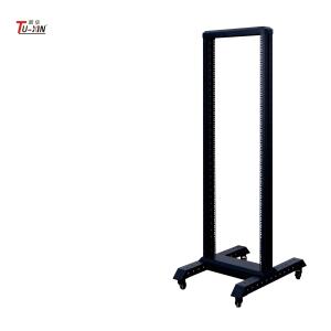 19'' Open Rack Cabinet 18U Open Frame Server Rack 2 Post 600/800mm Width